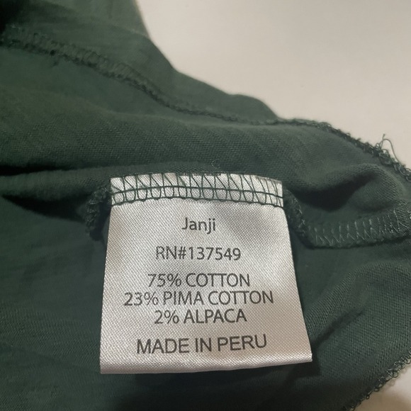 Janji Shirt Womens Size Large Green Performance Running Jogging Gym Long Sleeve - Picture 4 of 6